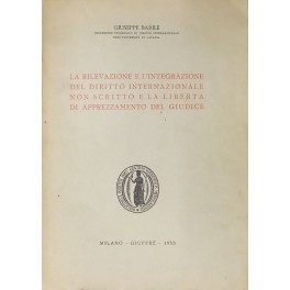 La rilevazione e l'integrazione del diritto internazionale non scritto e …