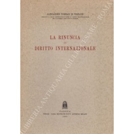 La rinuncia in diritto internazionale