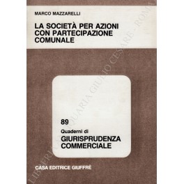 La società per azioni con partecipazione comunale