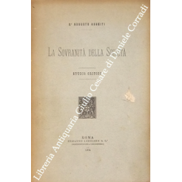 La sovranità della società. Studio critico