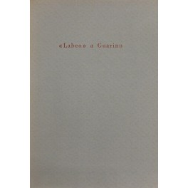 Labeo" a Guarino. In occasione del XXV anno di insegnamento …