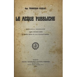 Le acque pubbliche