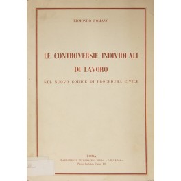 Le controversie individuali di lavoro nel nuovo codice di procedura …