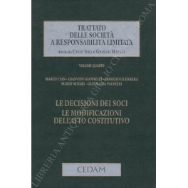 Le decisioni dei soci. Le modificazioni dell'atto costitutivo