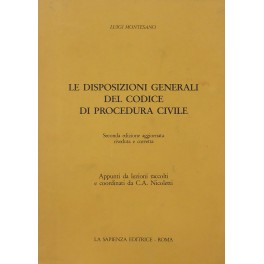 Le disposizioni generali del codice di procedura civile. Appunti da …