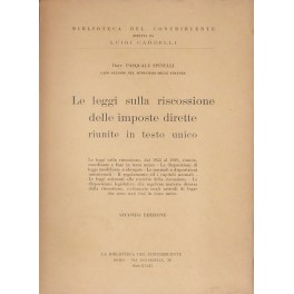 Le leggi sulla riscossione delle imposte dirette riunite in testo …