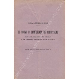 Le norme di competenza per connessione nei reati commessi da …