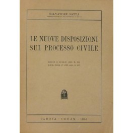 Le nuove disposizioni sul processo civile. Legge 14 luglio 1950 …