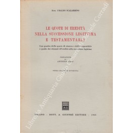 Le quote di eredità nella successione legittima e testamentaria. Con …