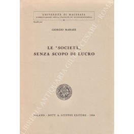 Le società" senza scopo di lucro"