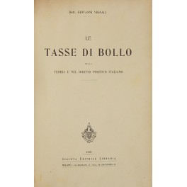 Le tasse di bollo nella teoria e nel diritto positivo …