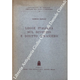 Legge italiana sul divorzio e diritto straniero