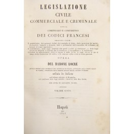 Legislazione civile commerciale e criminale. Vol. VI - Codice Civile. …