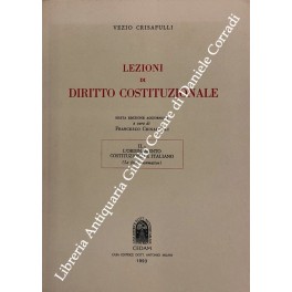 Lezioni di diritto costituzionale. Vol. II,1 - L'ordinamento costituzionale italiano …