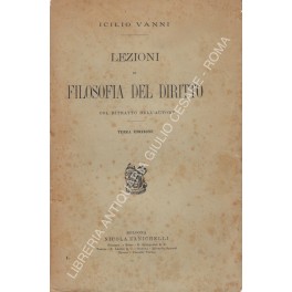 Lezioni di filosofia del diritto. Col ritratto dell'Autore