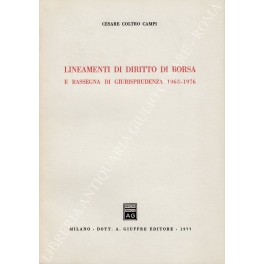 Lineamenti di diritto di borsa e rassegna di giurisprudenza 1963-1976