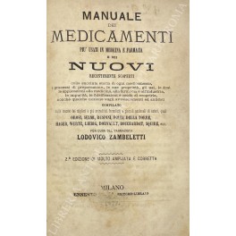 Manuale dei medicamenti piu usati in medicina e farmacia e …