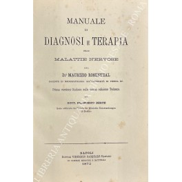 Manuale di diagnosi e terapia delle malattie nervose