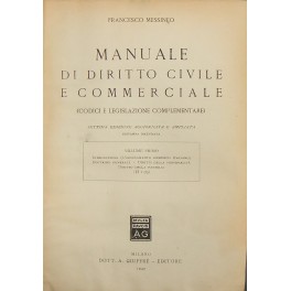 Manuale di diritto civile e commerciale (Codici e legislazione complementare).