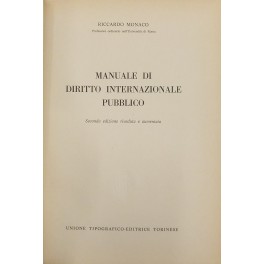 Manuale di diritto internazionale pubblico