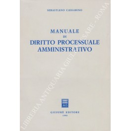 Manuale di diritto processuale amministrativo