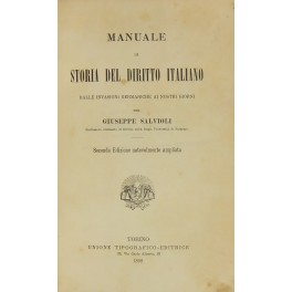Manuale di storia del diritto italiano dalle invasioni germaniche ai …
