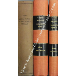 Manuale pratico di procedura penale. Vol. I. Vol. III - …