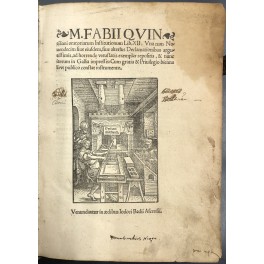 Marci Fabii Quintiliani Oratoriarum Institutionum Lib. XII. Una cum Novendecim …