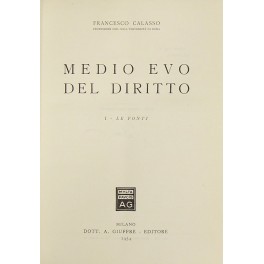 Medioevo del diritto. Vol. I (unico pubblicato) - Le fonti
