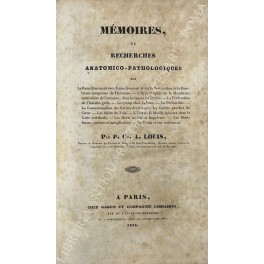 Memoires, ou recherches anatomico-pathologiques