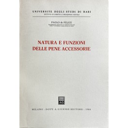 Natura e funzioni delle pene accessorie