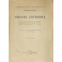 Negozi giuridici. Corso di diritto romano nella R. Universita di …