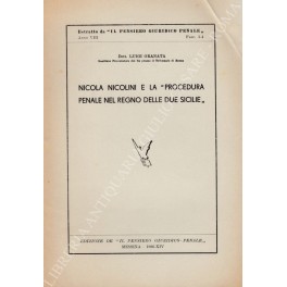 Nicola Nicolini e la procedura penale nel Regno delle Due …