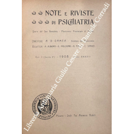 Note e riviste di psichiatria. Diario del San Benedetto - …
