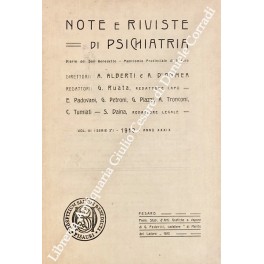 Note e riviste di psichiatria. Diario del San Benedetto - …