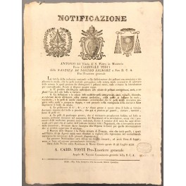 Notificazione. A seguito dello sviluppo dell'industria nazionale dei pellami, per …