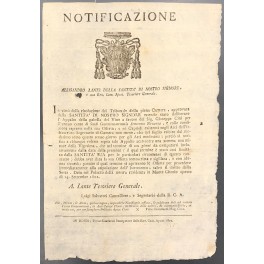 Notificazione. Anche se l'appalto della gabella del vino e stato …