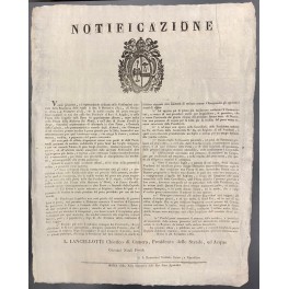 Notificazione. Norme e punizioni nei confronti di coloro che vendono …