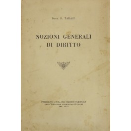 Nozioni generali di diritto