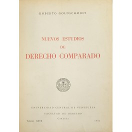 Nuevos estudios de derecho comparado. Problemas generales del derecho privado. …