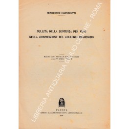 Nullità della sentenza per vizio nella composizione del collegio giudiziario