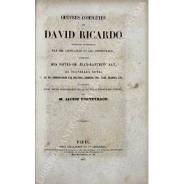 Oeuvres completes de David Ricardo traduites en francais par MM. …