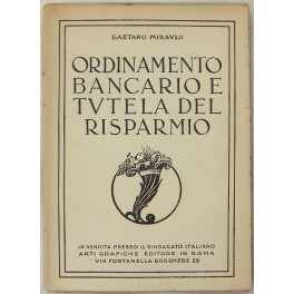 Ordinamento bancario e tutela del risparmio. La nuova legislazione italiana …
