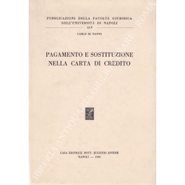 Pagamento e sostituzione nella carta di credito