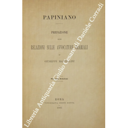 Papiniano. Prefazione alle relazioni sulle avvocature erariali