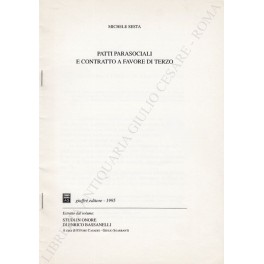 Patti parasociali e contratto a favore di terzo