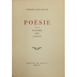 Poesie. Diademe; Ode; Langue