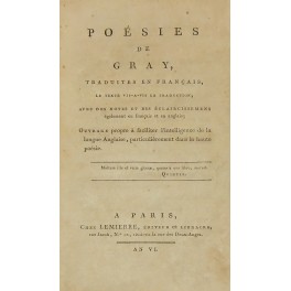 Poesies de Gray. Traduits en francais le texte vis-a-vis la …