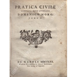 Pratica civile composta dall'Avvocato Domenico Moro