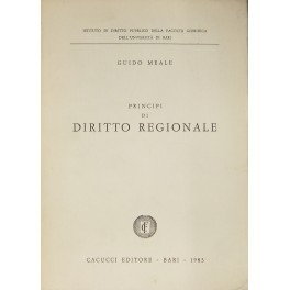 Principi di diritto regionale. Ordinamento e organizzazione delle regioni a …